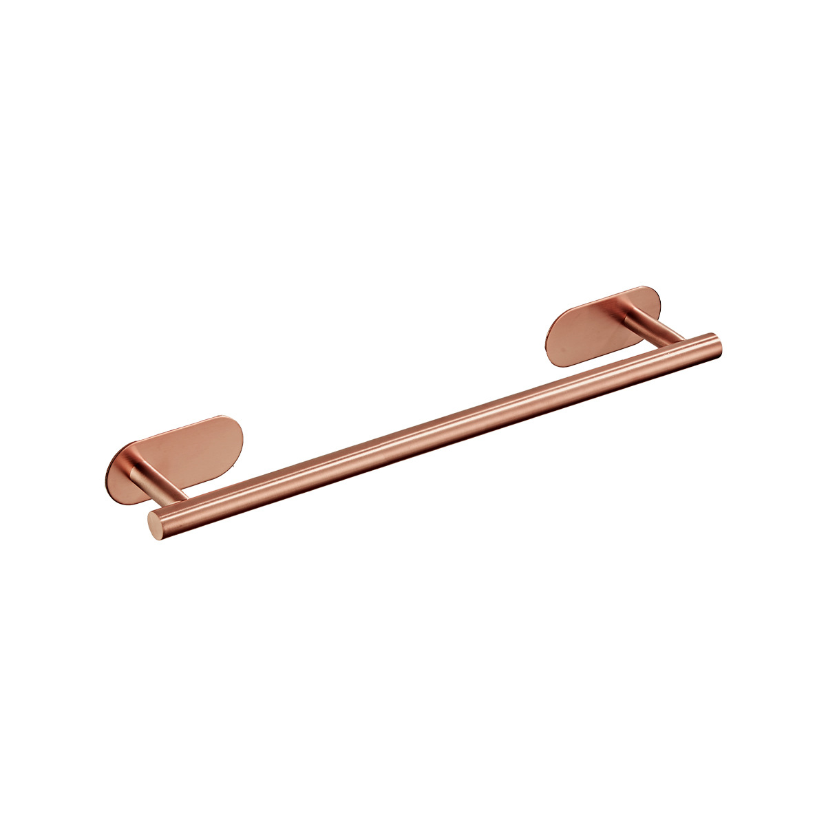 Toallero de acero inoxidable 304 sin perforación, barra colgante para baño, accesorios de baño, toallero de una sola capa, transfronterizo