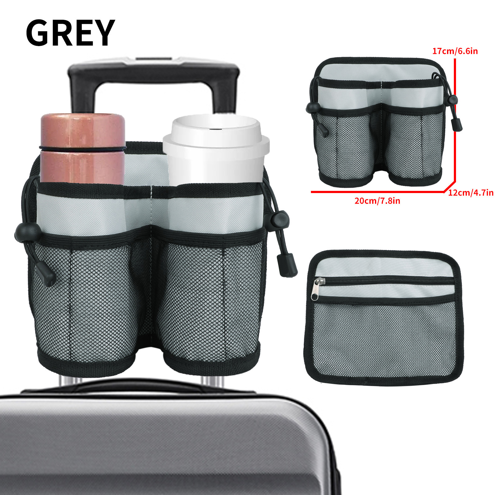 Amazon equipaje viaje taza de agua titular accesorios bebida portavasos accesorios de viaje asistentes de vuelo suministros esenciales