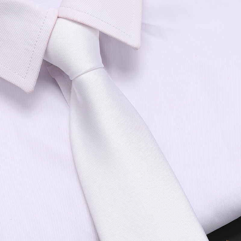 8cm 흰색 단색 지퍼