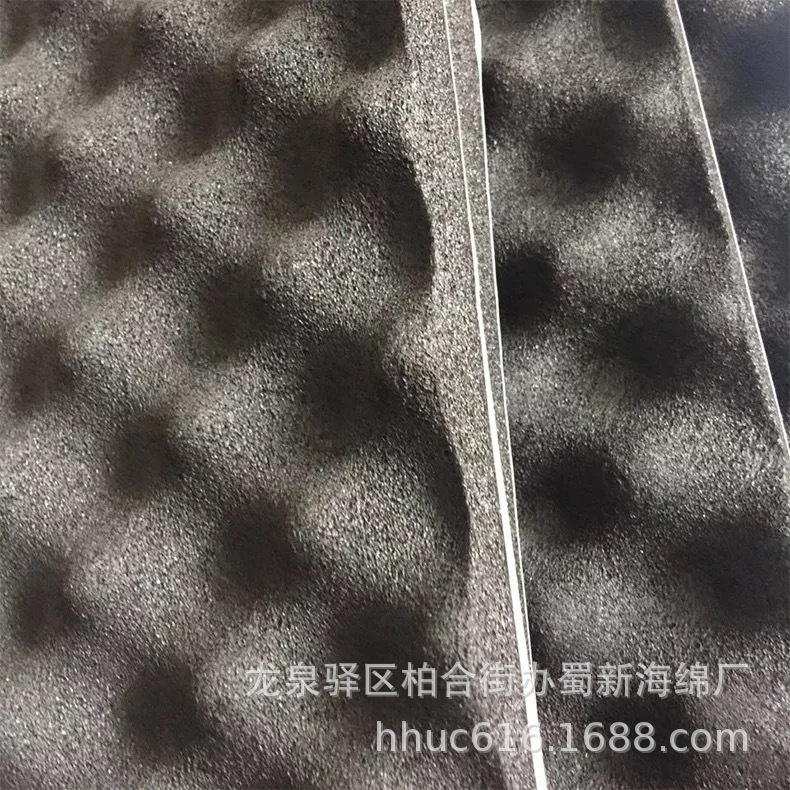 成都供应橡塑鸡蛋棉/机房吸音阻燃海绵/高密度防水防火消音泡棉