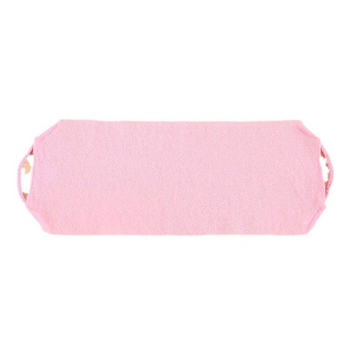 Korean-style long strip back scrubbing towel with elastic drawstring, nylon, thickened, powerful back scrubber for removing dead skin, household sanding shower scrub pad