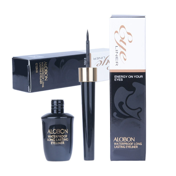 Подводка Eyeliner Alobon AEL15 — водостойкая, стойкая, не смазывающаяся жидкая подводка для начинающих