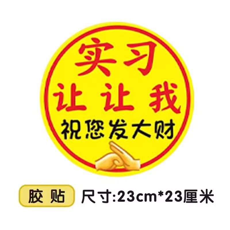 Adhesive version/ 23cm [fist-holding internship allows me]