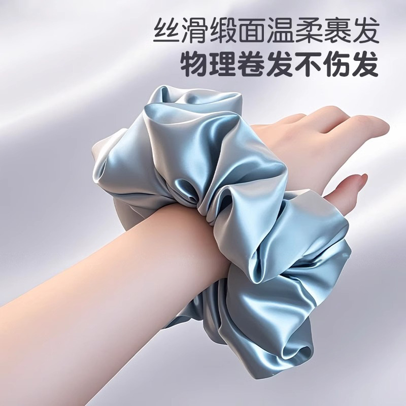 Dormir anillo de cabello de intestino grueso para mujeres 2025 nueva cuerda de cabeza de alta gama atada cabeza de bola de cabello artefacto de sueño cuerda de cabello de alta calidad