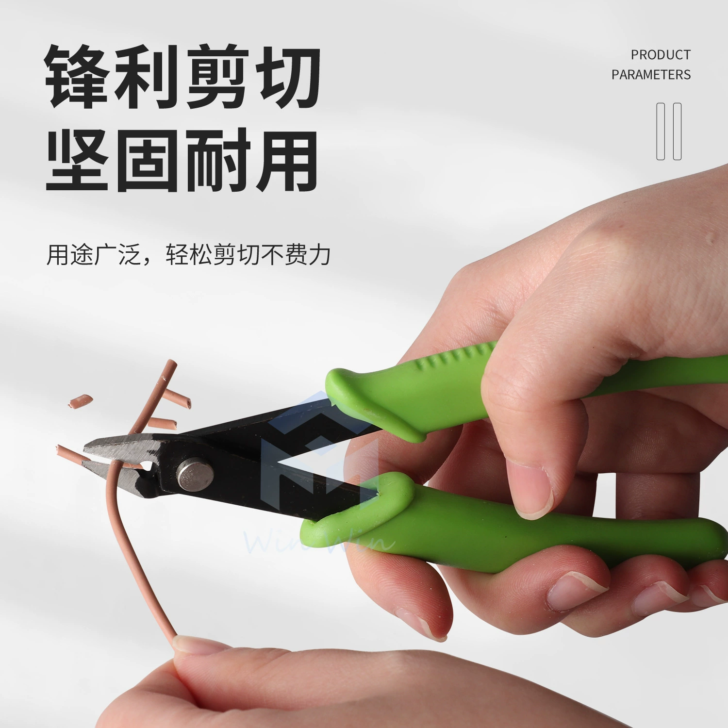 Плоскогубцы с нейлоновой горловиной электронные диагональные плоскогубцы для резки плоскогубцы для отскока кабеля АЛМАЗНОЕ КОЛЬЦО клещи для зажима ножек Золотой инструмент