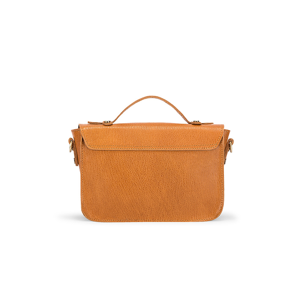 2022 Vintage Women's Bag Handmade Top Layer Tree Cream Cowhide Messenger Bag Shoulder Crossbody Envelope Flip Cover Leather Small Square Bag