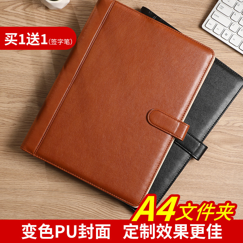 A4 多機能ファイルフォルダーブックレザービジネス販売フォルダー電卓販売契約フォルダーカスタムノートブック|undefined