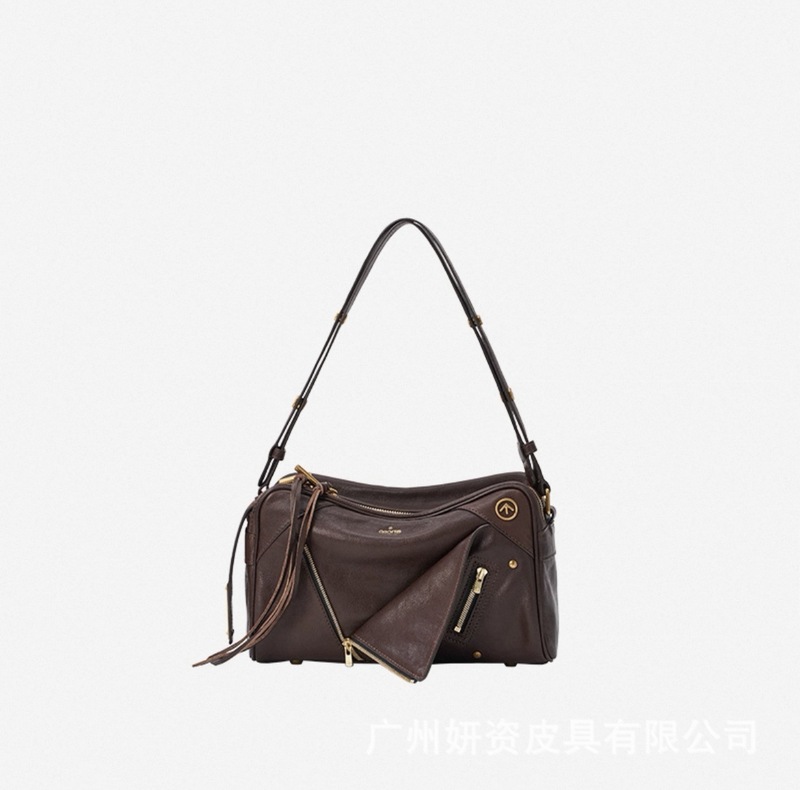 GROTTO个乐25年新款SoftCollar保龄球包单肩包小号中号翻领斜挎包|undefined
