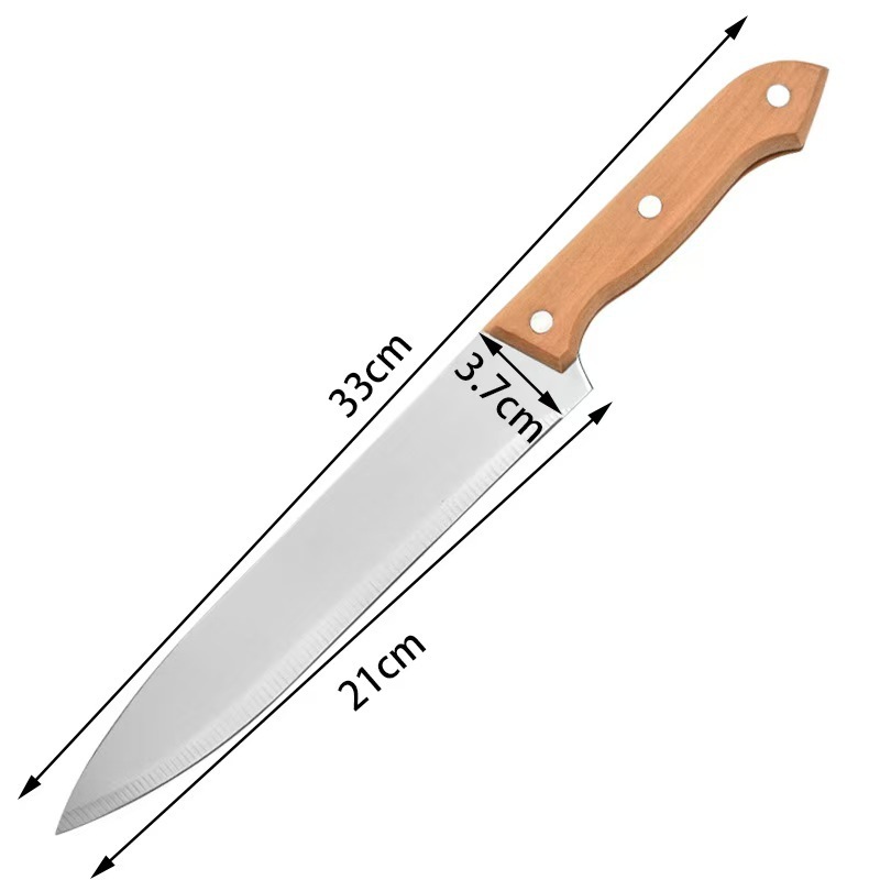 亚马逊不锈钢烤具套装烧烤组合工具户外BBQ烧烤套装木柄烤具套装|undefined