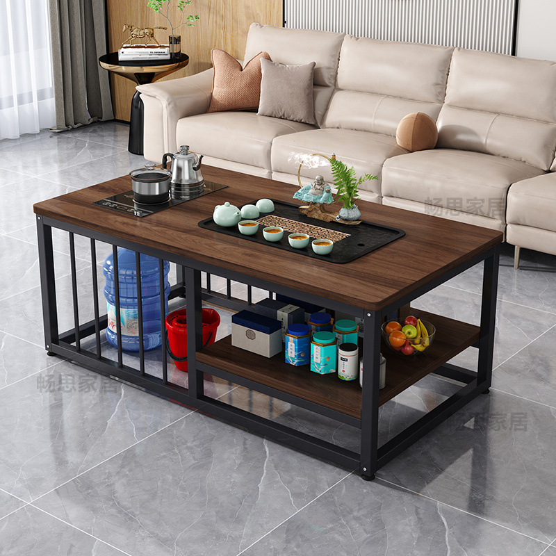 Small Apartment Tea Table Coffee Table Living Room Home Simple Office Tea Table Simple Tea suit Integrated Kung Fu Tea Table
