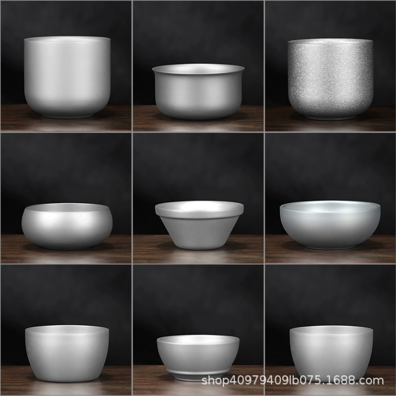 순수 티타늄 쿵푸 작은 찻잔, 싱글 마스터 컵, 티타늄 합금 티컵, 휴대용 차 세트, 차 그릇, 차 컵, 모자 컵