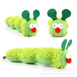 Pet toy catnip ringing paper caterpillar plush doll pillow containing insect gall fruit to relieve boredom and self-hi artifact toy