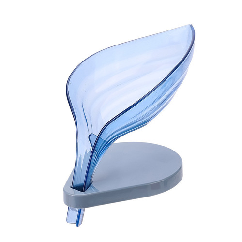New creative leaf drain soap dish without punching soap box suction cup toilet bathroom basin laundry soap rack