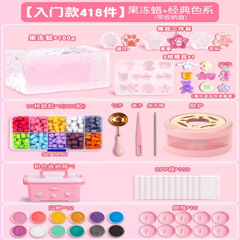 Sello de laca de fuego, sello de laca de fuego, sello de cera de goma, juguetes hechos a mano para chicas DIY