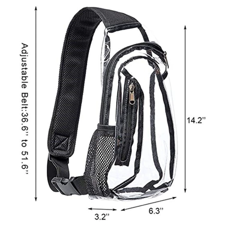 One-shoulder bag PVC, sports shoulder bag, (Cross-border trading), Amazon