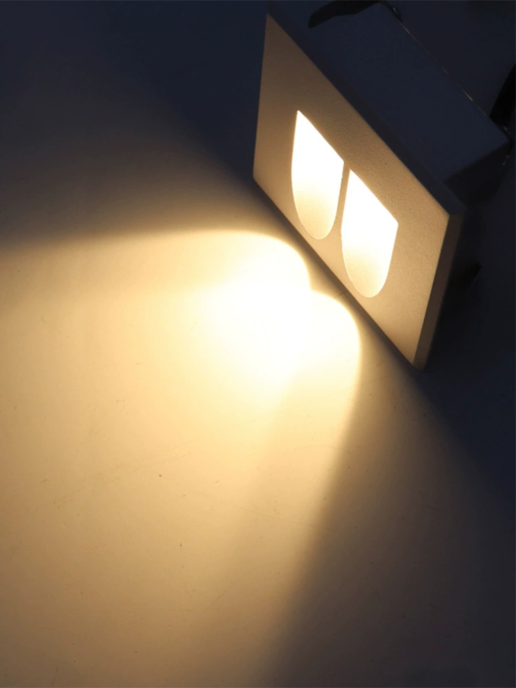 Открытый ступенчатый свет управление светом индукционный ножной свет коридор проход Свет вилла отель Ночной свет лестница ступенька свет