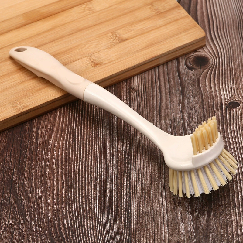 28cm Multifunctional Kitchen Pot Scrub Brush for Dish Cleaning, Soft Bristles, 5 Color Options