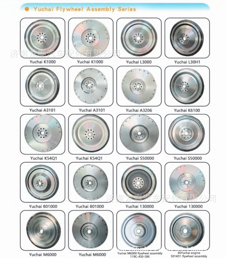 Suitable for Shaanqi Heavy Truck Weichai Engine Series 1017761618 flywheel
