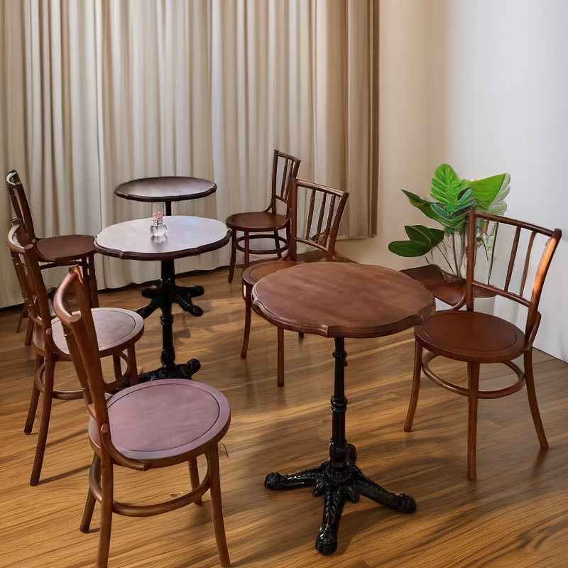 연꽃 원형 테이블