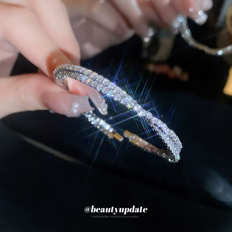 (Wholesale), браслет с цирконами, универсальные украшения, стиль легкой роскоши, стиль высокого качества, простой и элегантный дизайн