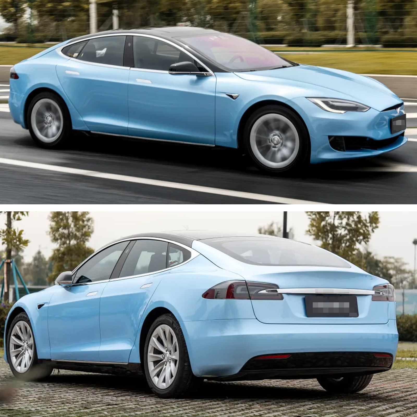 Cross-Border Supply of High-Quality Tpu Color-Changing Film Ppf in Glacier Blue for Car Color Change Protection Film, Anti-Scratch, Heat Repair