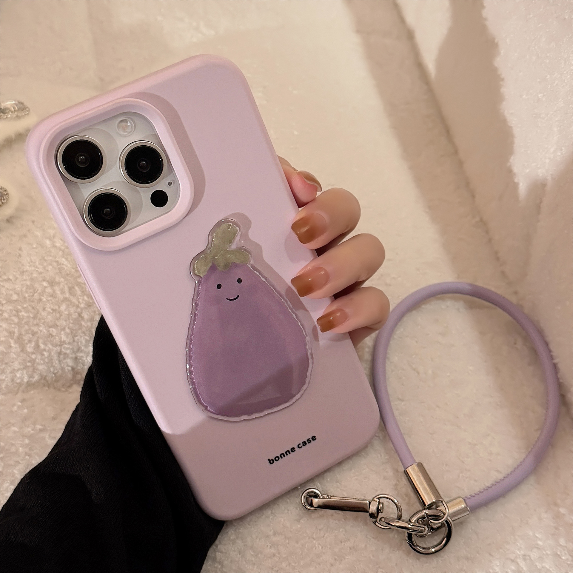 Tpu Eggplant Cute Phone Cases Phone Accessories display picture 11