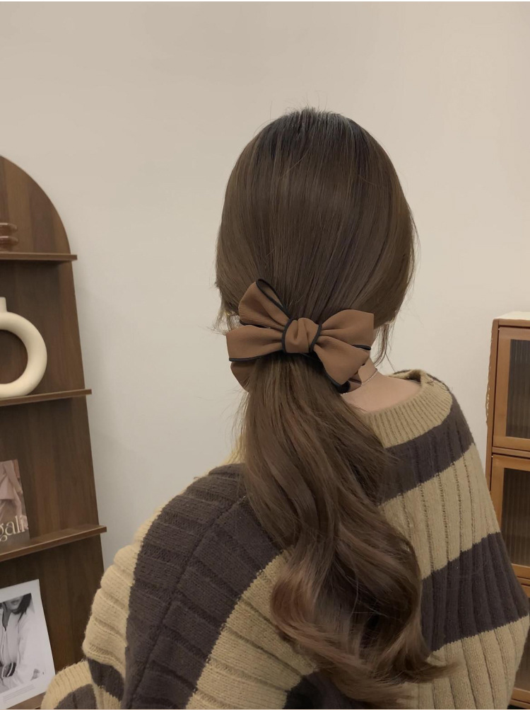 30g Weight Hair Clip Hair Accessories Type 1 Piece Quantity Holiday, Daily Occasion Bow Knot Pattern Women's Gender Simple Style, Classic Style Style Women's Simple Style Classic Style Bow Knot Cloth Hair Clip 无