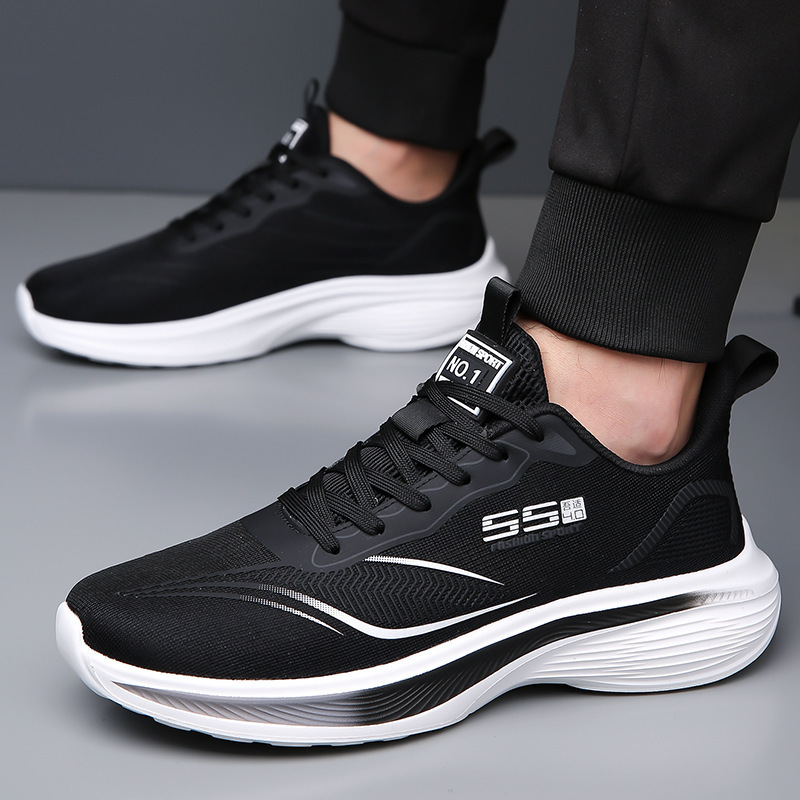 Cross-Border Sports Shoes for Couples, Gradient Fashion, Breathable Casual Shoes, Men's Trendy Soft-Soled Comfortable Student Running Shoes