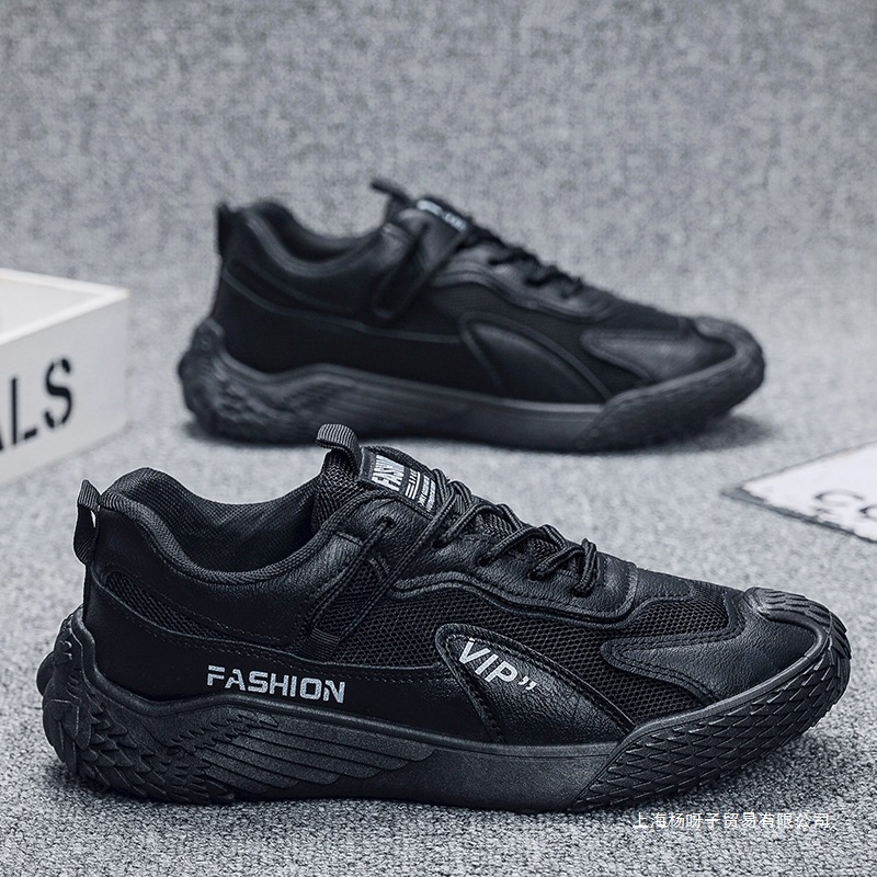 2025年秋季新款男鞋网面透气运动鞋男跑步休闲鞋青年男款潮单鞋子