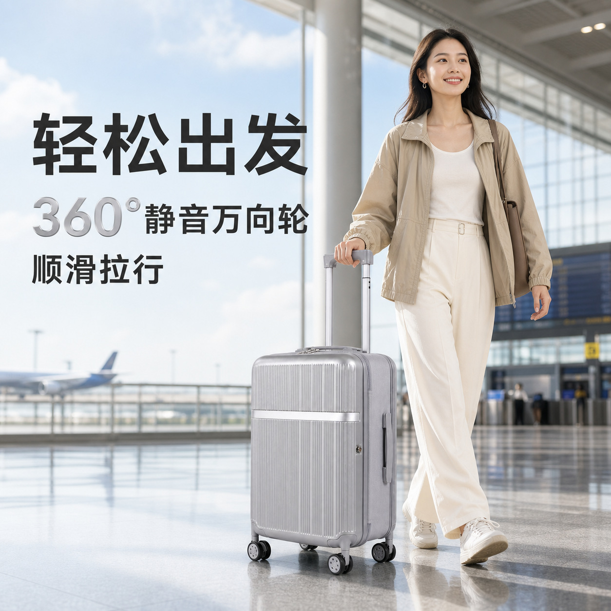 新款便携式可折叠行李箱拉杆箱20寸可登机万向轮大容量旅行密码箱