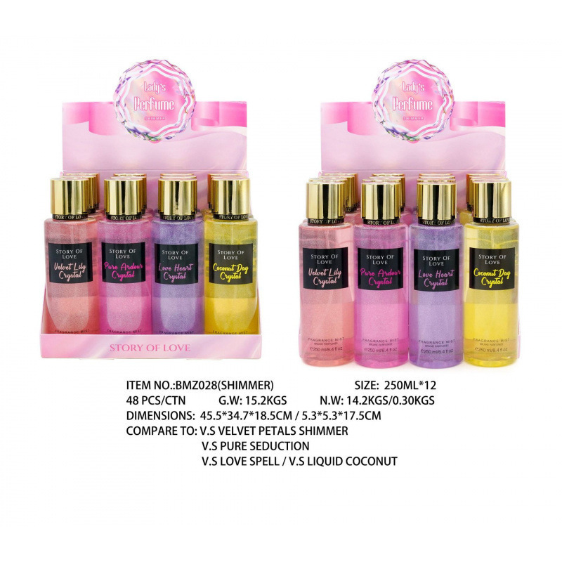 香水持久留香250ml 女士香水身体喷雾香氛持久perfumes东南亚外贸|undefined
