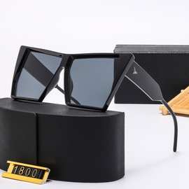 2024新款时尚超大框个性太阳镜 女 驾驶开车墨镜凹造型眼镜潮款