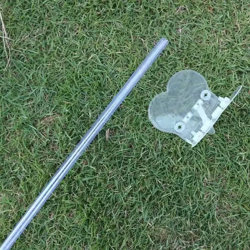 跨境铝膜气球夹片托杆配件可夹长嘴口卡通气球室内气球手持配套装