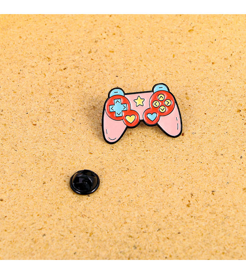 Holiday, Daily Occasion Cute Sweet Pin Book Cartoon Badge Alloy Metal Enamel Unisex Brooches
