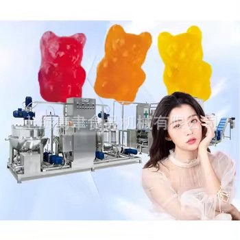半自动卡拉胶软糖设备 供销酸柠檬软糖生产线 半自动益生菌软糖机