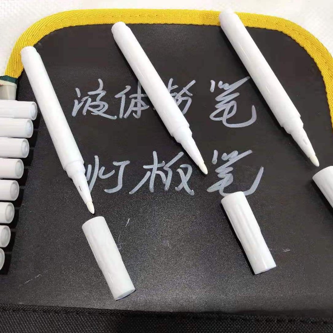 Erasable white ecological chalk