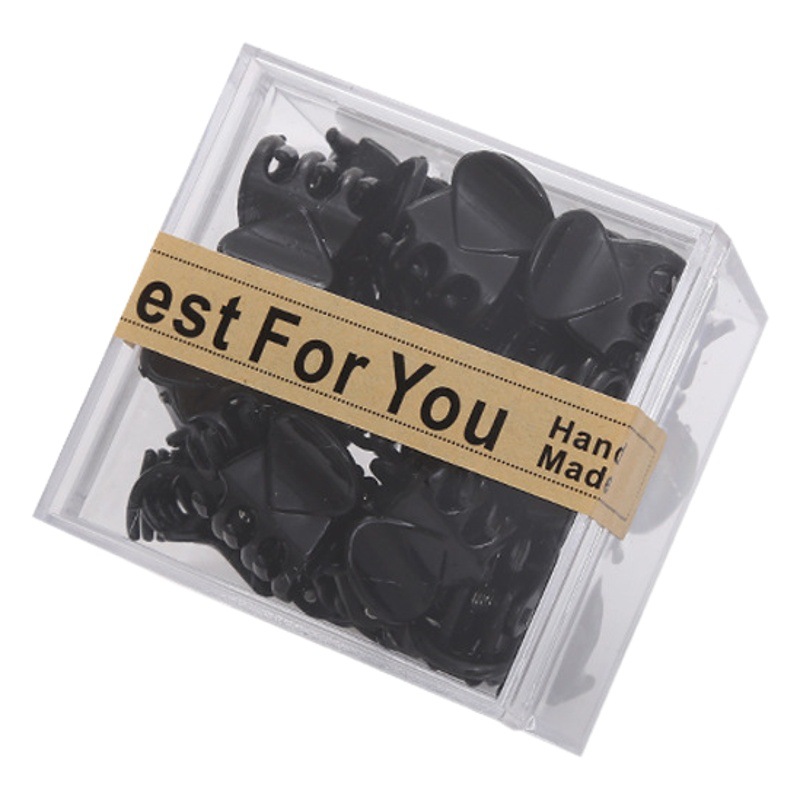 Negro pequeño clip Red rojo mismo estilo horquilla hembra mini clip tocado lado horquilla cabeza Bangs clip frente