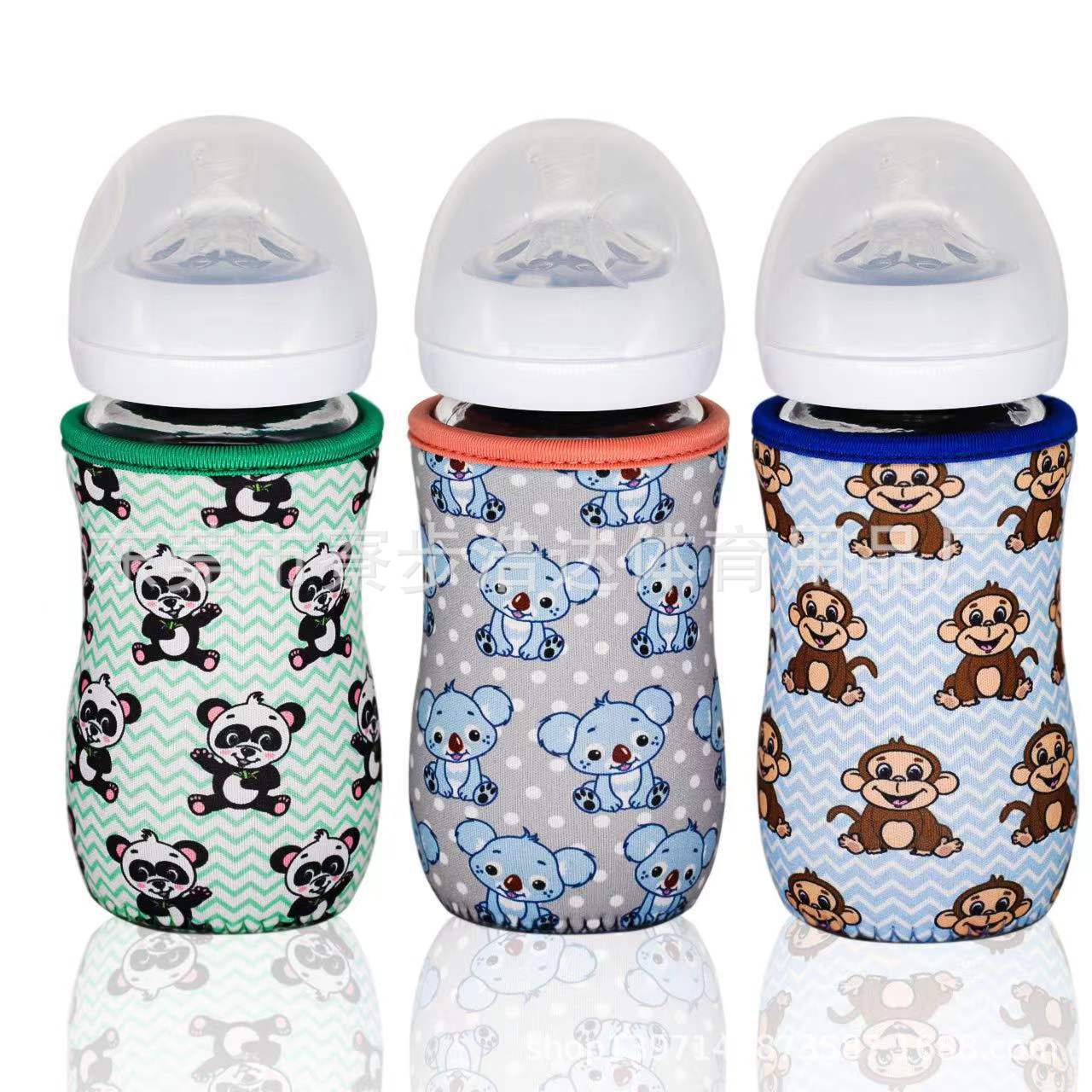 2022新上市畅销款潜水料奶瓶套耐磨缓震Accept customized