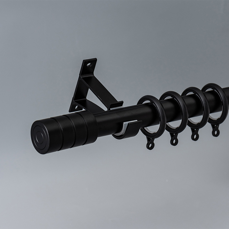 Moda gruesa de carga durable aleación de aluminio varilla romana de lujo cortina pista mudo Luz de lujo cortina varilla Romana