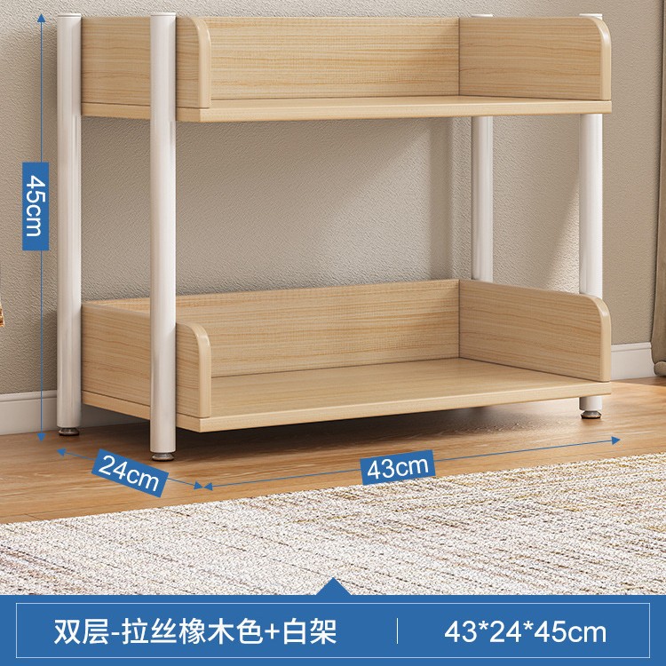 [Narrow sewing] 43cm2 layer-brushed oak color