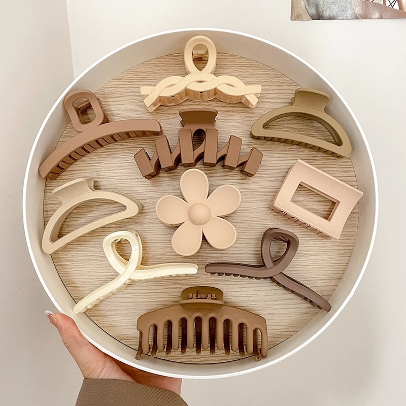 Clip de agarre simple y de gran tamaño para mujer, clip de tiburón, horquilla, clip de cabello de alta calidad, tocado, horquilla