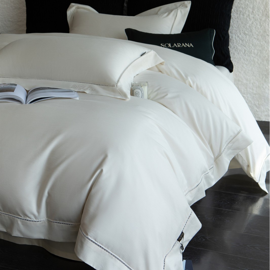 Luxury Ultra-Fine Merino Wool High-End Bedding Bedding Pure Cotton Long-Staple Cotton Four-Piece Home Textile Florence