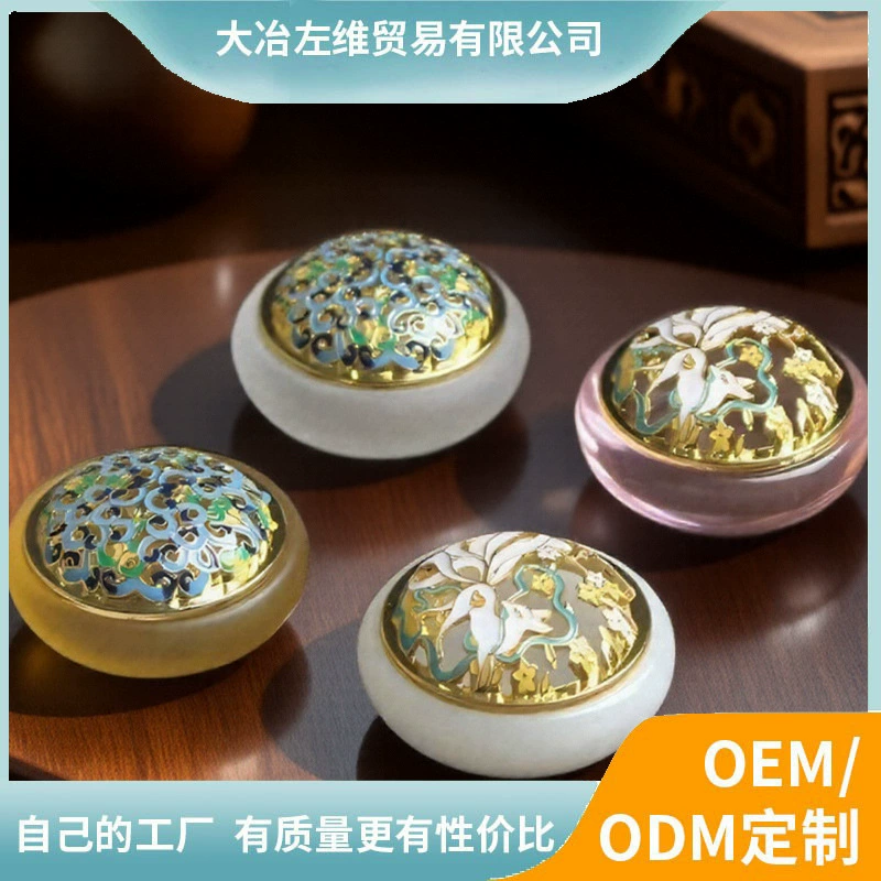 Древняя застекленная курильница бытовая курильница