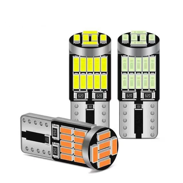 Автомобильный светодиодный индикатор T10 4014 26SMD декодирование подсветки W5W лампы для чтения номерной лампы небольшой лампочки