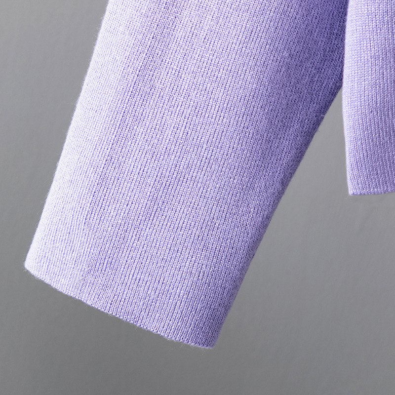 Vêtements pour femmes vêtements pour femmes 2023 automne nouvelle mode décontractée jupe longue costume deux pièces pull en gros_voghion.com