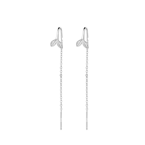 Platinum earrings