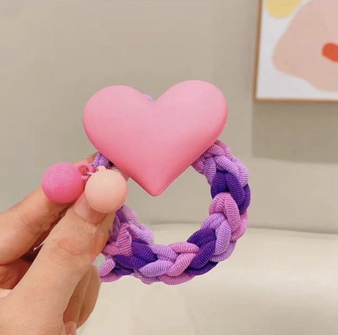 Diadema de perro lindo para niños 2023 Nueva banda de pelo tejida para niña tocado cuerda de pelo de cola de caballo duradera grande para niña