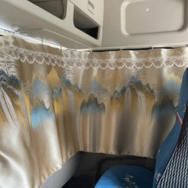 Large Truck Curtain Sunshade Curtain for J6L Jh6 J6P Delong Howo Auman Special Cab Sleeper Curtain