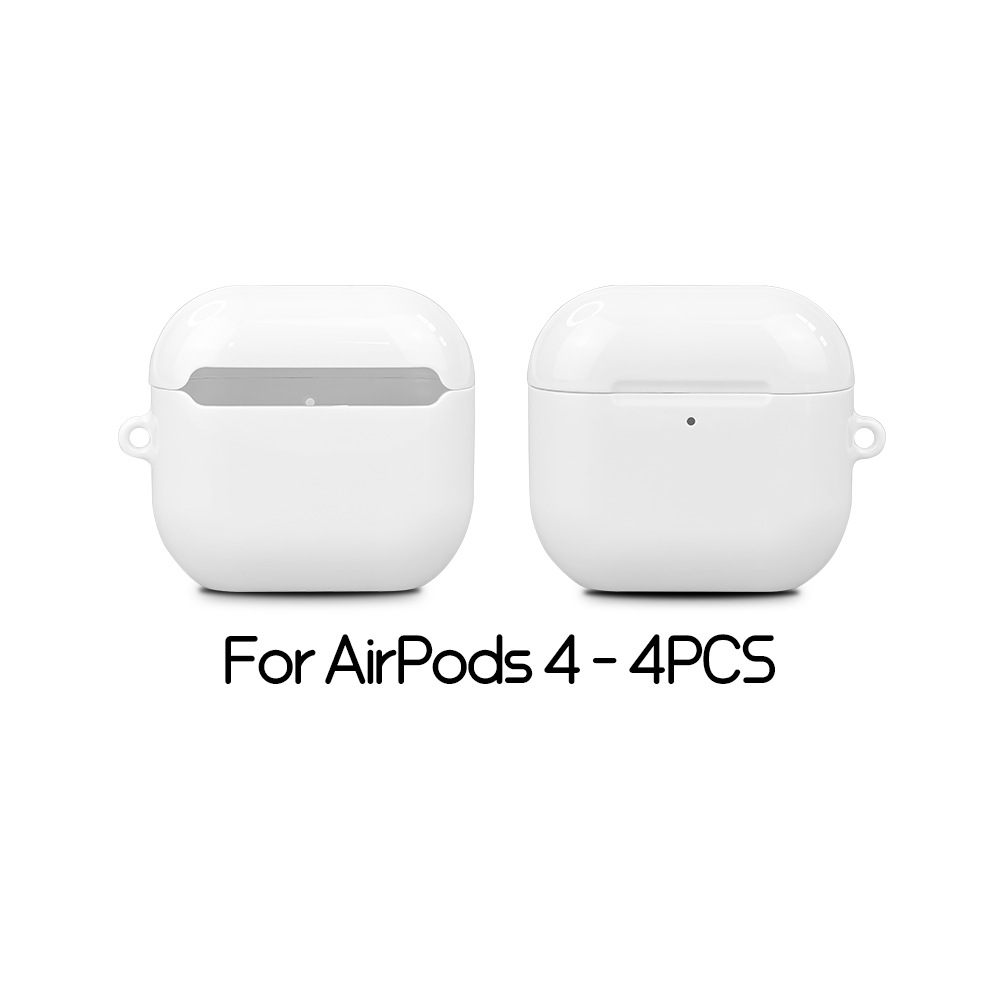 Aplicable a Apple AirPods 4 generación de cubierta de auriculares recubierto de película transferencia térmica de cuatro piezas material de cubierta de auriculares al por mayor