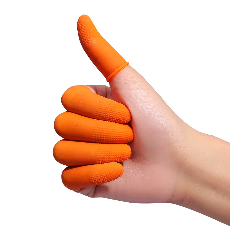 Dedales de Látex Antideslizantes de Plástico, Impermeables y Resistentes al Desgaste